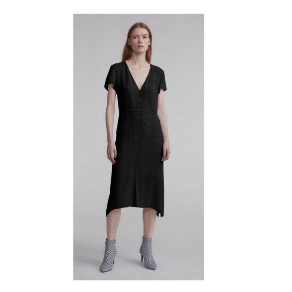 Rag & Bone McCormick Dress in Black. - Picture 1 of 10
